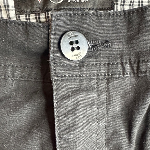 Guess Women's Black Chino Shorts - Picture 4 of 6